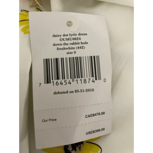 Kate Spade Daisy Dot Lyric Dress Down The Rabbit Hole - Picture 15 of 16